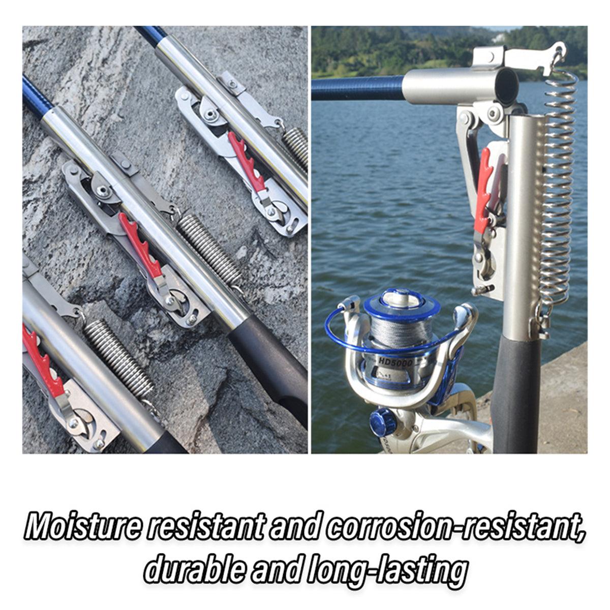 automatic cast fishing poles Self Ejecting Sea Fishing Rod Spring Auto Long Casting Pole Durable Fi – Aimall