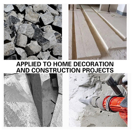 17PCS Round Shank Impact Hammer Drill Bits Durable Concrete Brick Stone Drilling