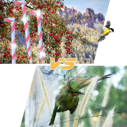 10PCS Orchard Farmland Reflective Bird Repellent Tape Crop Protection Ribbon