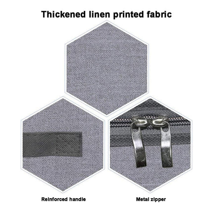 2PCS Clothes Under Bed Storage Bag Wardrobe Dustproof Moisture-proof Organizer Bag