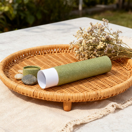 10PCS Incense Paper Tubes 200g Capacity 2 Colours Durable Thickness Material