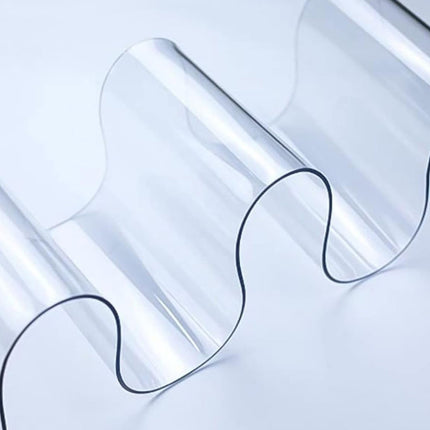 Clear PVC Strip Door Curtain 2 Pack 200cm Thermal Dust Barrier
