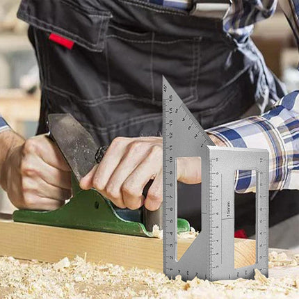 Right Angle Ruler Multifunctional Carpentry Tool Scribing Ruler Combination Tool