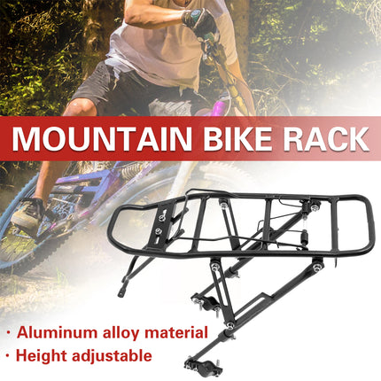 Bike Cargo Rack Rear Bike Rack Back of Bike Carrier Rack Bicycle Rear Rack