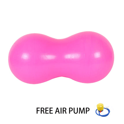 Thickened Capsule Shape Yoga Pilates Ball Anti Burst Fitness Stability Trainer with Pump