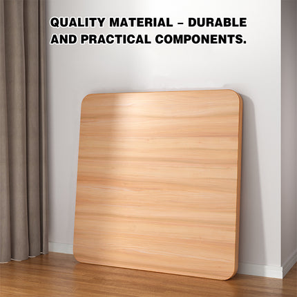 60cm Wooden Folding Table Tray Dinner Home Coffee Snack Outdoor Desk Portable