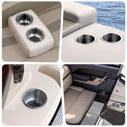 2PCS Boat Cup Holder Yacht Drink Rack Marine Tea Beverage Mount for Watercraft