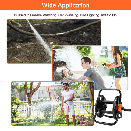 Household Water Pipe Storage Rack Pipe Winder Winding Reel Garden Watering Hose