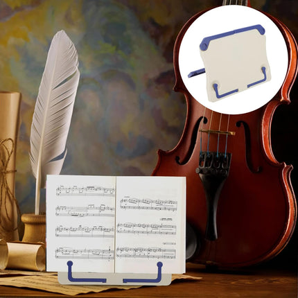 Lightweight Portable Adjustable Plastic Book Stand Music Sheet Holder 202x156mm