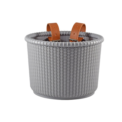 Lightweight Woven Bike Basket Handlebar Storage for Small Bicycles