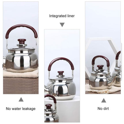 Stainless Steel Whistling Kettle Anti Scald Handle Gas Electric Stove 0.5L 1L 2L