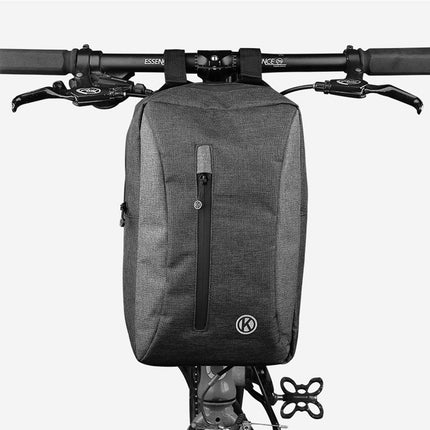 Large Capacity Velcro Design Cycling Bike Front Bag Waterproof Easy To Use