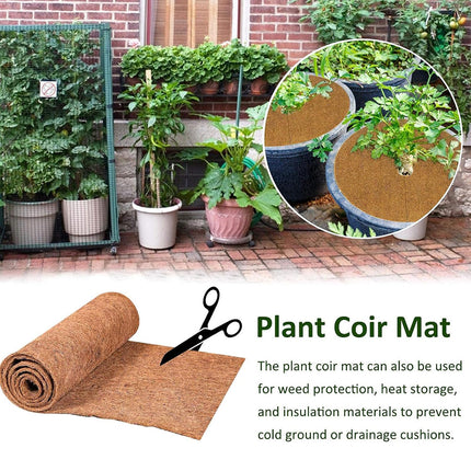 4 PCS Non-Slip Mat Coconut Palm Pet Garden Turtle Matpet Mat Blueberry Mat