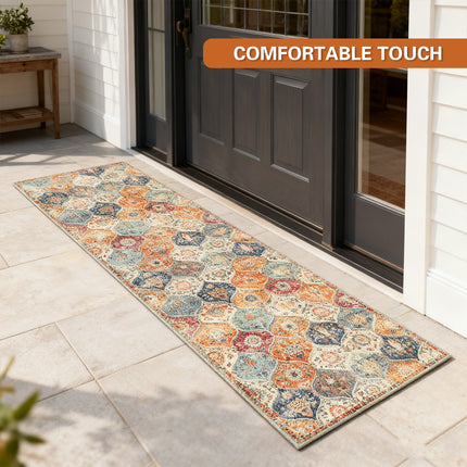Household Floor Mats 2 Piece Set Non Slip Water Absorbent Dust-Proof Floor Mat