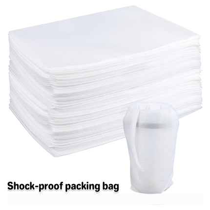 100pcs Pearl Cotton Foam Bag Shockproof Packaging for Fragile Items Protection