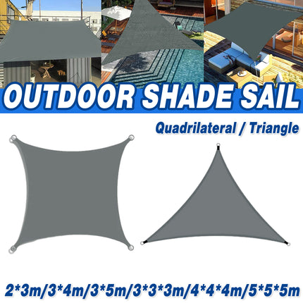 Waterproof Outdoor Shade Sail Garden Sun Canopy UV Protection Patio Awning Cloth