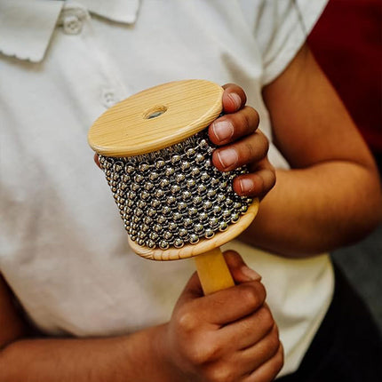 Orff Percussion Instrument Cabasa Handheld Rhythm Cabasa Music Shaker Tool