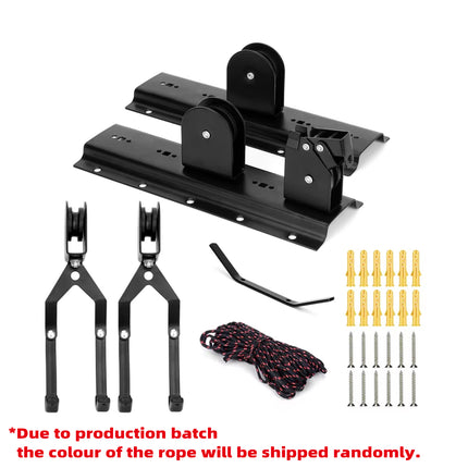 Adjustable Bicycle Ceiling Hanging Rack Bike Storage Hook Wall Mounted Holder Frame
