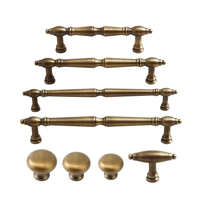 8 Sizes Vintage Cabinet Door Drawer Pull Handle Wardrobe Shoe Cupboard Knob