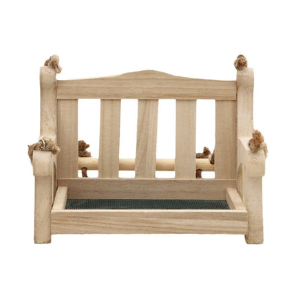 Outdoor Hanging Wooden Bird Feeder Garden Wild Bird Feeding Station House