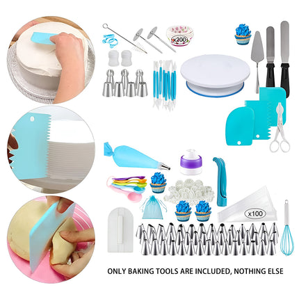 420PCS Cake Turntable Decorating Kit Tools For Baking Cake Decoration Supplies