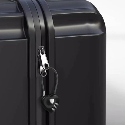 Heart Shaped Password Lock Safety Lock For Travel Luggage Bags Jewelry Box