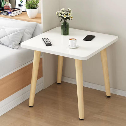 Simple Bay Small Sitting Table Mini Round Coffee Table Short Table for Window