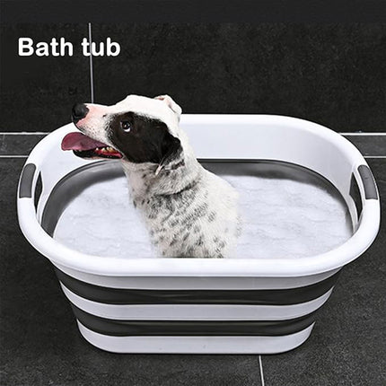Foldable Laundry Basket Collapsible Washing Clothes Bin with Handles for Home