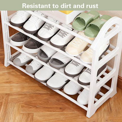 4 Tier Tree Shoe Rack Space Saving Organizer Stand for Entryway Hallway Storage