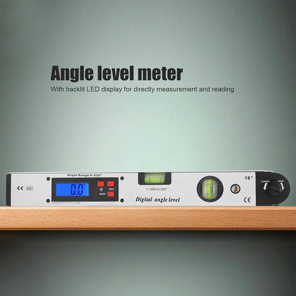 Aluminum Alloy Digital Angle Ruler Level Tool High Precision for Construction