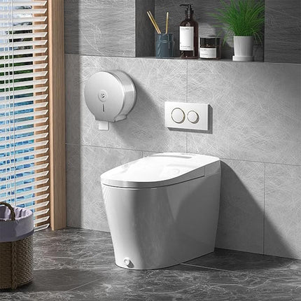Stainless Steel Toilet Paper Box Large Roll Dispenser Waterproof Tissue Holder