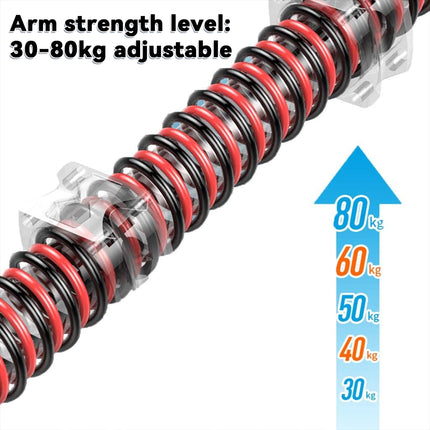 Adjustable Multifunctional Arm Trainer for Home Gym Training 30-80kg Resistance