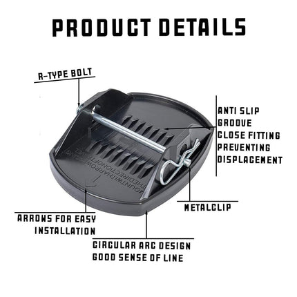 RV Support Brackets 4pcs Universal Stabiliser Pads Anti Sinking Feet For Trailer