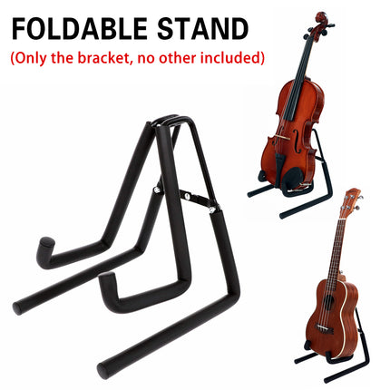 Violin Stand Small Guitar Stand Foldable Portable Adjustable Guitar Holder
