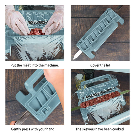 Foldable Barbecue Mold Grill Accessories Non Stick Heat Resistant Durable