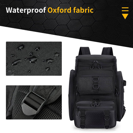 Fishing Backpack Outdoor Gear Bag Multi Pocket Camouflage Storage Bag Waterproof