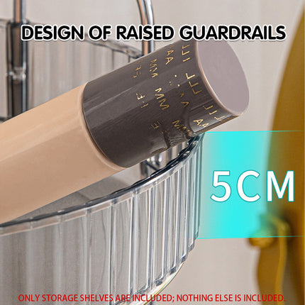 Rotating Vanity Storage Rack 360 Degree Cosmetic Organizer For Makeup Beauty