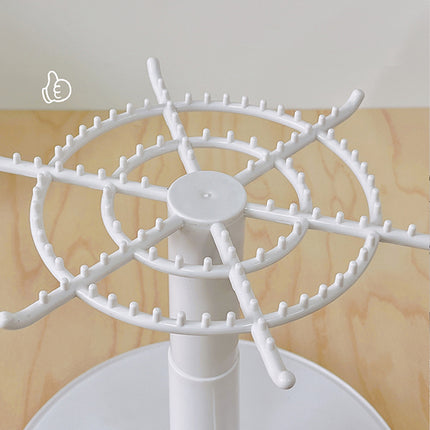 Doll Pendant Display Box Transparent Rotary Hand Operated Blind Box Storage Rack