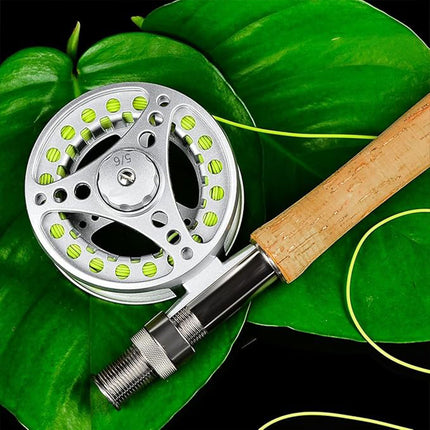 All Metal Fly Fishing Reel Ice Fishing Line Wheel Front Drag Spinning Reel