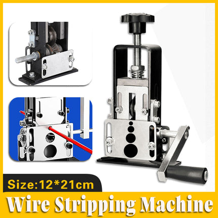 Wire Stripping Machine Manual Small Size Cable Stripper Copper Removal Tool Home