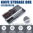 Drawer Dividers Kitchen Knife Organizer Storage Rack Holder Tray Utensil Insert