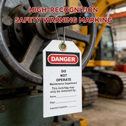 Danger Do Not Operate Safety Tags 30 Pack 13.6x7.5cm