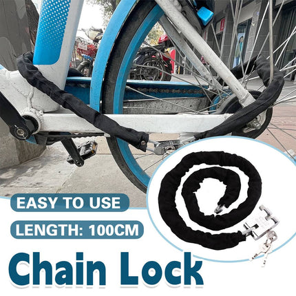Heavy Duty Combination Padlock Chain High Security Anti Theft Lock For Gate Bike