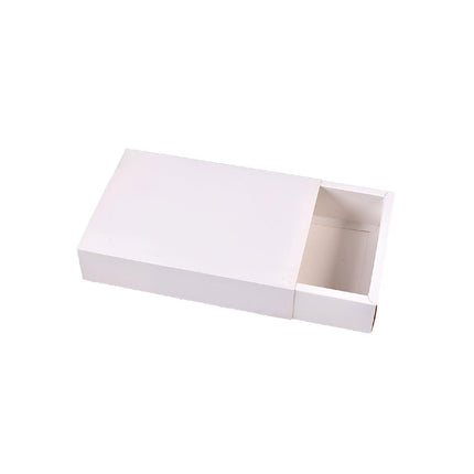 25X White Kraft Paper Drawer Jewelry Package Necklace Bracelet Gift Package box - Aimall