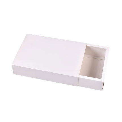 25X White Kraft Paper Drawer Jewelry Package Necklace Bracelet Gift Package box - Aimall