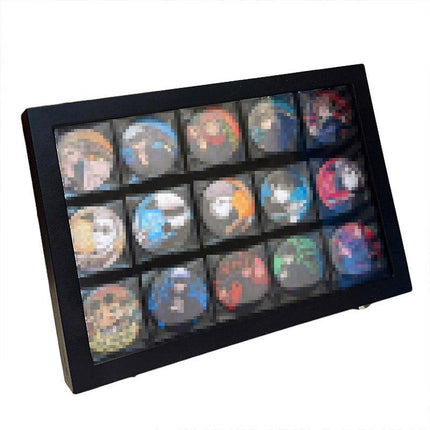 Dustproof Storage Box Jewellery Organizer Brooch Badge Display Case Collection