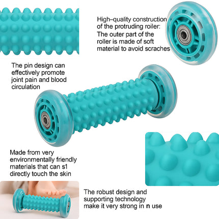 3pcs Foot Massage Roller Set for Muscle Relaxation and Arch Support Fitness Tool