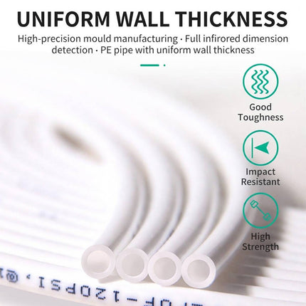 Quarter Inch PE Water Filter Tubing 10 Metre Roll Food Grade