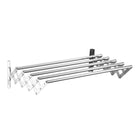 Retractable Stainless Steel Clothes Drying Rack Towel Holder Anti Rust Wall Mounted