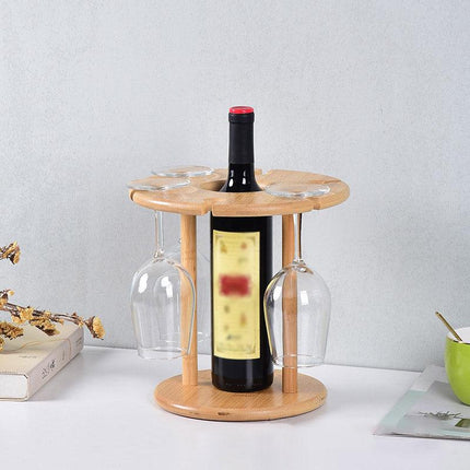 Wine Glass Holder Inverted Hanging Rack Tall Stemware Drainer Storage Stand